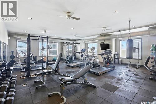 1612 1015 Patrick Crescent, Saskatoon, SK - Indoor Photo Showing Gym Room