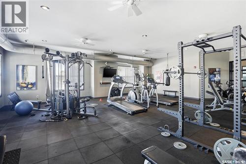 1612 1015 Patrick Crescent, Saskatoon, SK - Indoor Photo Showing Gym Room