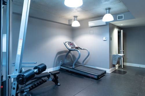 Exercise Room - 1009-1205 Rue Mackay, Montréal (Ville-Marie), QC - Indoor Photo Showing Gym Room