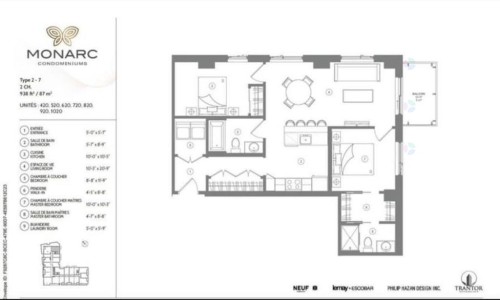 Floor Plan - 820-3000 Boul. Thimens, Montréal (Saint-Laurent), QC - Other