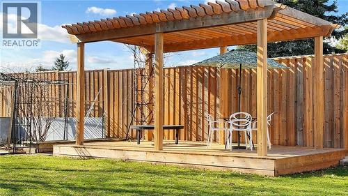 View of deck - 330 Guelph Avenue, Cambridge, ON - Outdoor With Deck Patio Veranda