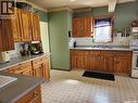 705 Main Street, Zenon Park, SK  - Indoor Photo Showing Kitchen With Double Sink 