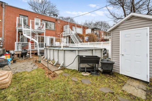 Back of Structure - 2122 Rue St-Donat, Montréal (Mercier/Hochelaga-Maisonneuve), QC - Outdoor With Exterior