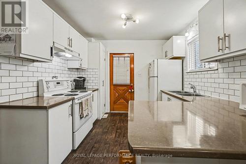 414 Gillespie Avenue, Cornwall, ON - Indoor Photo Showing Kitchen With Double Sink