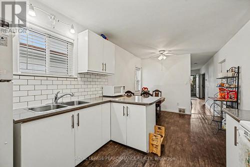 414 Gillespie Avenue, Cornwall, ON - Indoor Photo Showing Kitchen With Double Sink