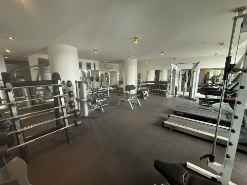 Salle d'exercice - 1104-3635 Av. Jean-Béraud, Laval (Chomedey), QC - Indoor Photo Showing Gym Room