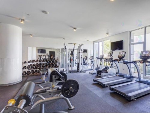Salle d'exercice - 1104-3635 Av. Jean-Béraud, Laval (Chomedey), QC - Indoor Photo Showing Gym Room