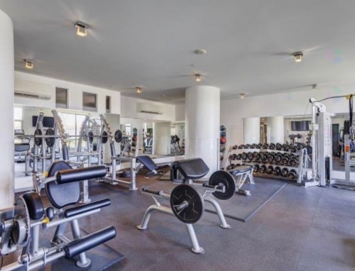 Salle d'exercice - 1104-3635 Av. Jean-Béraud, Laval (Chomedey), QC - Indoor Photo Showing Gym Room