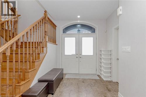 Entryway with french doors and stairs - 2 Doon Creek Street, Kitchener, ON - Indoor Photo Showing Other Room