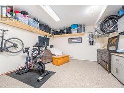 Room for lots of storage plus exercise space. - 