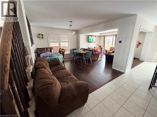 Tiled living room featuring healthy amount of natural light - 31 Sofitel Drive, Kitchener, ON - Indoor Photo Showing Living Room