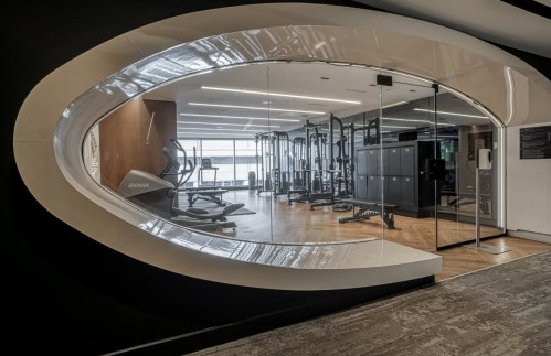 Salle d'exercice - 3008-1288 Rue St-Antoine O., Montréal (Ville-Marie), QC - Indoor Photo Showing Other Room