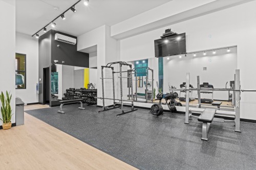 Exercise Room - 803-60  - 70 Rue Wellington S., Sherbrooke (Les Nations), QC - Indoor Photo Showing Gym Room