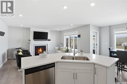 429 Germain Manor, Saskatoon, SK - Indoor With Fireplace