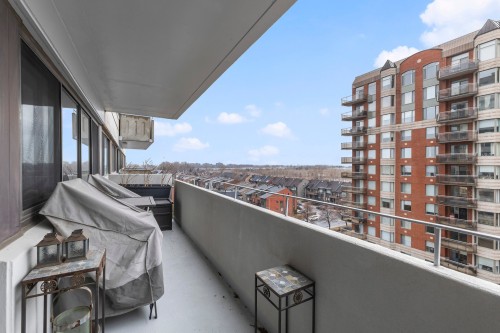 Balcony - 804-6800 Av. Macdonald, Côte-Saint-Luc, QC - Outdoor With Balcony With Exterior