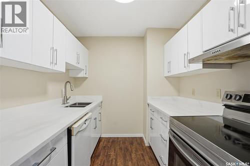 203 311 Tait Crescent, Saskatoon, SK - Indoor Photo Showing Kitchen With Double Sink