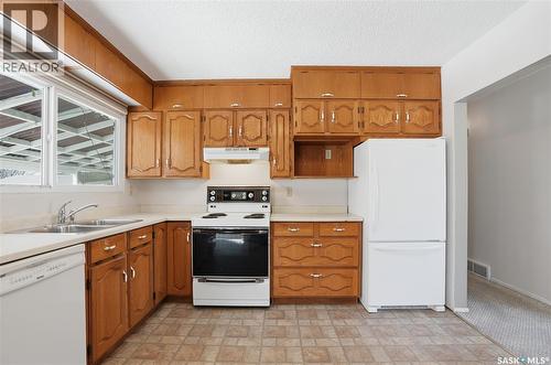 317 Y Avenue N, Saskatoon, SK - Indoor Photo Showing Kitchen With Double Sink