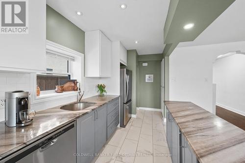 Ample storage w pantry space & 2 tone cabinets. - 12 Stevenson Avenue, Ottawa, ON - Indoor Photo Showing Kitchen