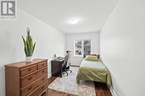 Bedroom w window facing Stevenson Ave. - 12 Stevenson Avenue, Ottawa, ON - Indoor Photo Showing Bedroom