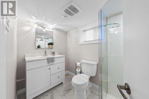 3 pc bathroom w stand up glass enclosed shower. - 12 Stevenson Avenue, Ottawa, ON - Indoor Photo Showing Bathroom