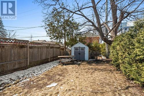 Fully fenced yard with outdoor storage shed! - 12 Stevenson Avenue, Ottawa, ON - Outdoor