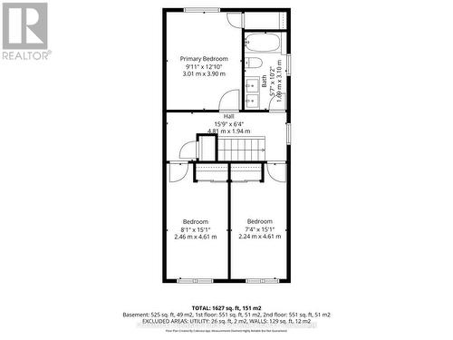 2nd Level Floorplan. - 12 Stevenson Avenue, Ottawa, ON - Other