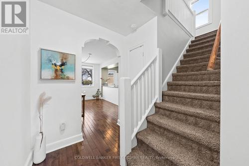 Hallway & stairs to 2nd lvl- front closet. - 12 Stevenson Avenue, Ottawa, ON - Indoor Photo Showing Other Room