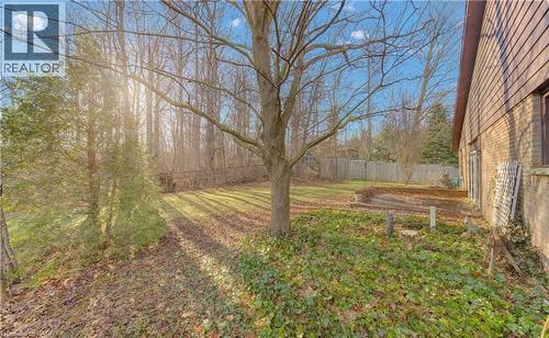 View of fenced backyard - 190 Silvercrest Drive, Waterloo, ON - Outdoor