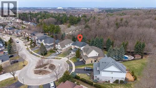 Aerial view of residential area - 54 Woodcrest Court, Kitchener, ON - Outdoor With View