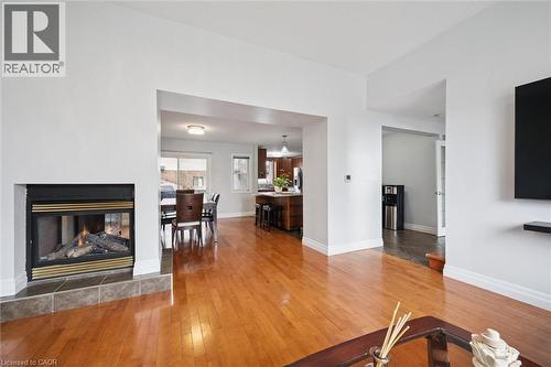 122 Grand River Boulevard, Kitchener, ON - Indoor Photo Showing Living Room With Fireplace
