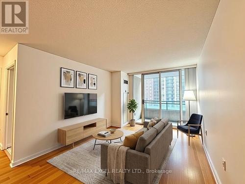 Virtually Staged - 712 - 350 Red Maple Road, Richmond Hill, ON - Indoor Photo Showing Living Room