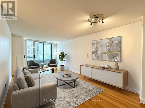 Virtually Staged - 712 - 350 Red Maple Road, Richmond Hill, ON - Indoor Photo Showing Living Room