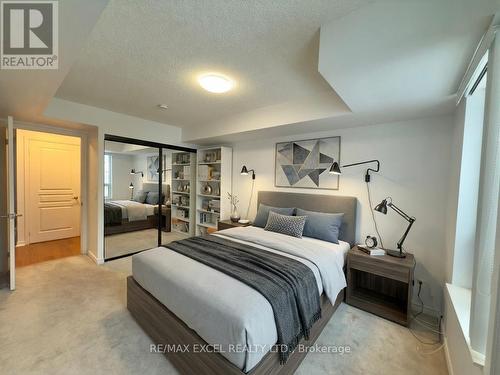 Virtually Staged - 712 - 350 Red Maple Road, Richmond Hill, ON - Indoor Photo Showing Bedroom