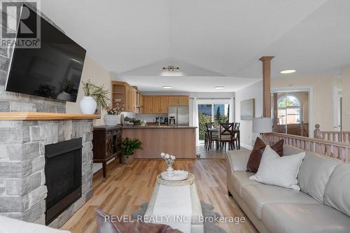77 Marsellus Drive, Barrie, ON - Indoor Photo Showing Living Room With Fireplace