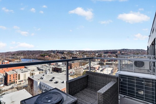 Balcony - 1007-60  - 70 Rue Wellington S., Sherbrooke (Les Nations), QC - Outdoor With Balcony With View
