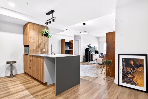 Overall view - 1007-60  - 70 Rue Wellington S., Sherbrooke (Les Nations), QC - Indoor With Fireplace