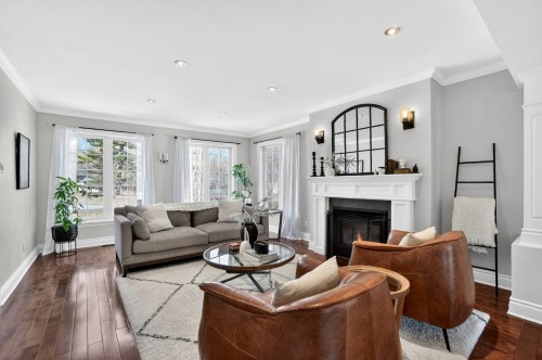 Salon - 73 Rue Lower Whitlock, Hudson, QC - Indoor Photo Showing Living Room With Fireplace