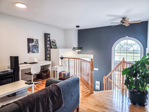 Living Room - 310 Rue Mary, Lachute, QC - Indoor Photo Showing Office