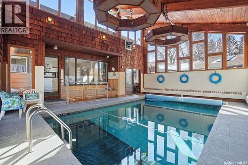 31 Cantlon Crescent, Saskatoon, SK - Indoor Photo Showing Other Room With In Ground Pool
