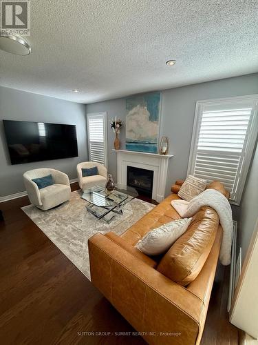 60 Batt Crescent, Ajax, ON - Indoor Photo Showing Living Room With Fireplace