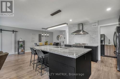 3515 Front Road E, Champlain, ON - Indoor Photo Showing Kitchen With Upgraded Kitchen