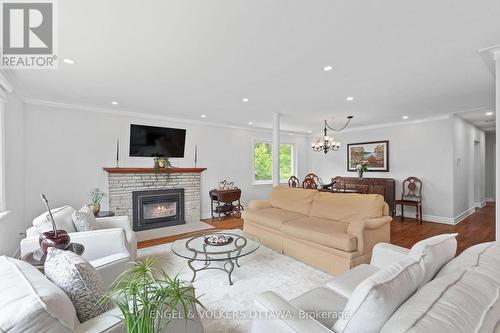 249 Faircrest Road, Ottawa, ON - Indoor Photo Showing Living Room With Fireplace