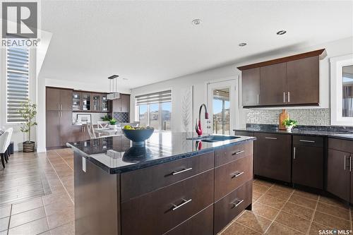 4128 Green Willow Terrace E, Regina, SK - Indoor Photo Showing Kitchen With Double Sink With Upgraded Kitchen
