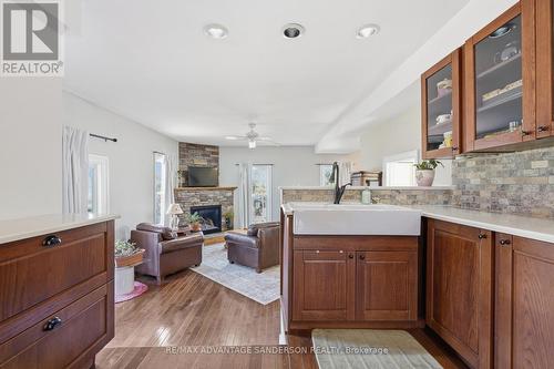 22476 Coldstream Road, Middlesex Centre, ON - Indoor With Fireplace