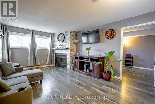 120 - 78 Roehampton Avenue, St. Catharines (Carlton/Bunting), ON - Indoor Photo Showing Living Room With Fireplace