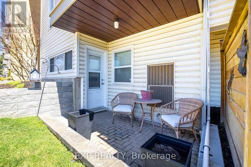 Private patio - 120 - 78 Roehampton Avenue, St. Catharines (Carlton/Bunting), ON - Outdoor With Deck Patio Veranda With Exterior