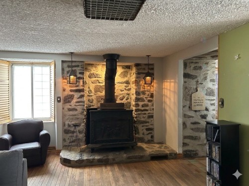 Living Room - 1660 Route 335, Saint-Lin/Laurentides, QC - Indoor Photo Showing Living Room With Fireplace