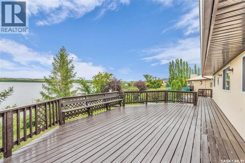 115 Boyer Drive, Murray Lake, SK - Outdoor With Body Of Water With Deck Patio Veranda With Exterior