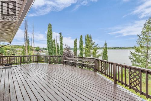 115 Boyer Drive, Murray Lake, SK - Outdoor With Body Of Water With Deck Patio Veranda
