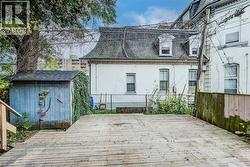 Backyard with shed - 